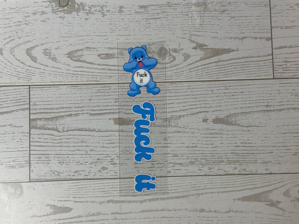 Blue bear F It pen wrap